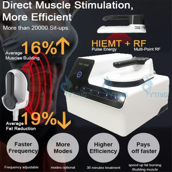 

emslim neo body sculpting fat burner ems electromagnetic tesla muscle stimulation fat reduction contouring weight loss machine