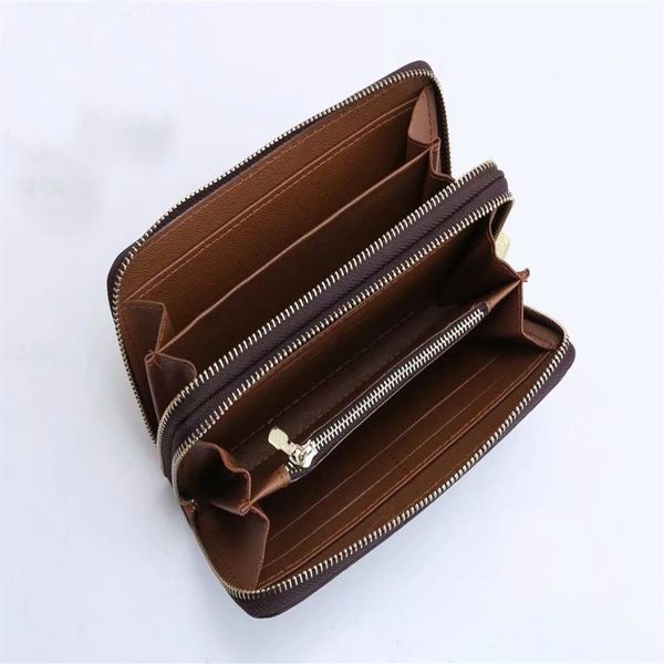 

wallet men's wallet zipper bag male designer wallets purse fashion card holder pocket long men bag with box246b, Red;black