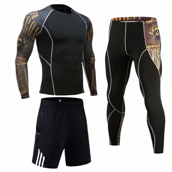 

men's thermal underwear men's thermal underwear men winter compressed sportswear long johns warm base layer sport suit gym jogging, Black;white