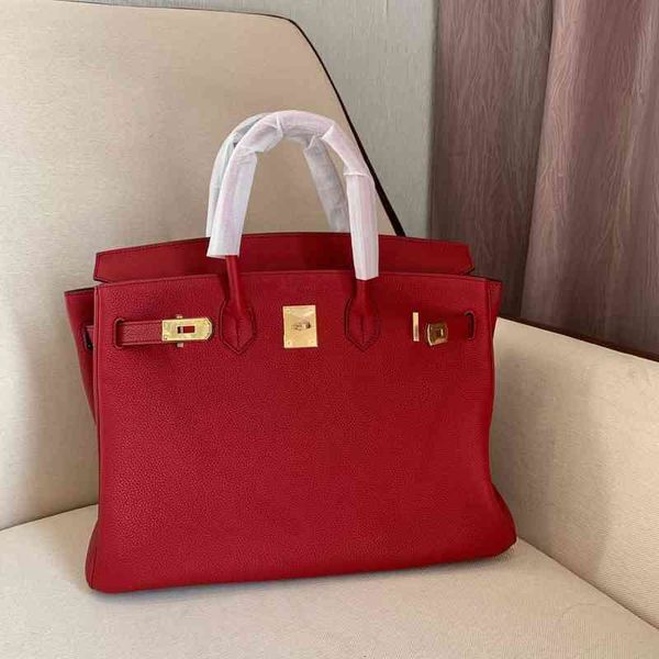 

designer bag birkins herme handbags evening s new platinum togo cowhide lychee pattern leather hand lock black versatile leisure light luxur