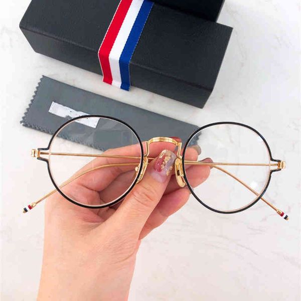 

sunglasses eyeglasses glasses frame retro round tbx915 men women titanium alloy myopia gafas optical eyewear with box, White;black
