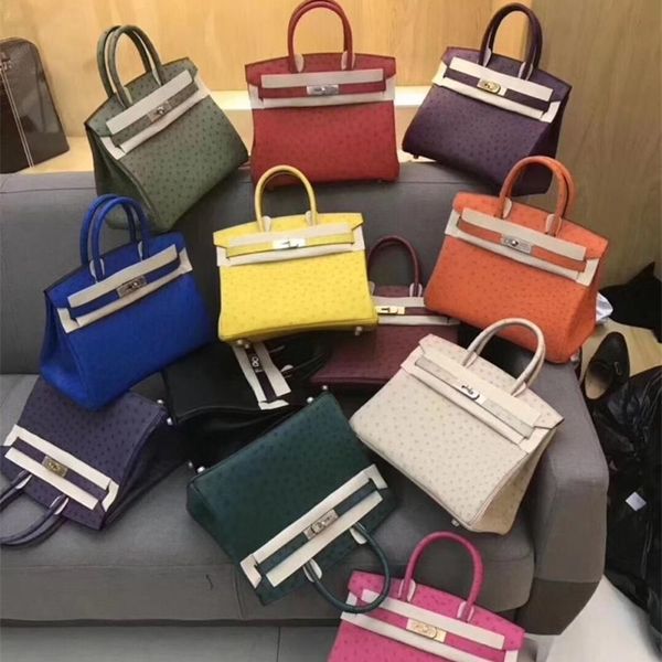 

tote h erme birkins bags south african ostrich skin bag leather hand platinum classic manual wax thread