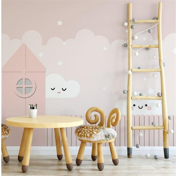

geometric stars wallpaper background wall girl bedroom wall covering cartoon kids room wall covering seamless wallpaper mural