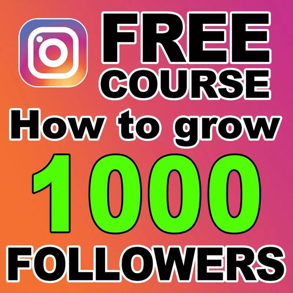 

course- how to grow 1000 instagram followers 1-5 days-100% guaranteed success-join our zoom meeting live course every thursday