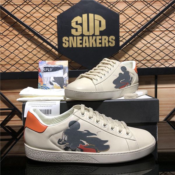 

mens womens casual shoes luxurys designers sneakers bee snake e good, Black