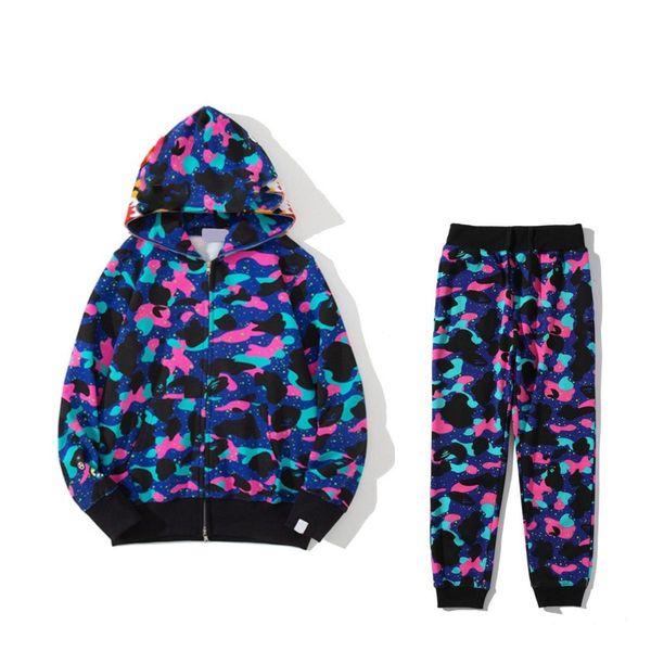 

21ss hoodie designer hoodie tech fleeces sweatshirts sweaters 100% cotton zipper multicolor men's and women's couple suits tracksu, Black