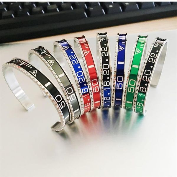 

jewelry fashion brazaletes pulseras stainless steel cuff vintage plated bracelet bangle for men speedometer bracelets good wholesa278v, White