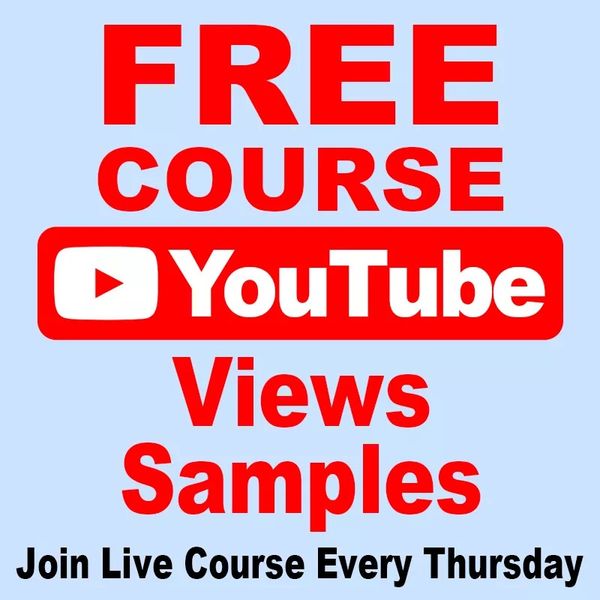 

course- how to grow youtube views 1-5 days-100% guaranteed success-join our zoom meeting live course every thursday