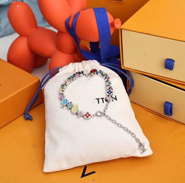 

pendant new boho style beaded bracelet trend colorful designer jewelry necklaces gold chain luxury heart for mens womens bijoux -1, Silver