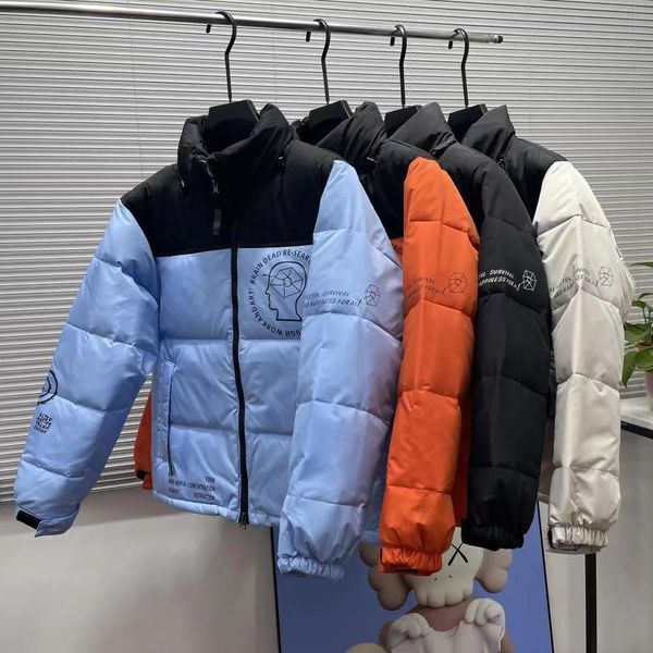 

designer men's down jacket winter cotton women's jacket parker hip hop coat fashion outdoor windbreaker couple thickening warm coa, Black;brown