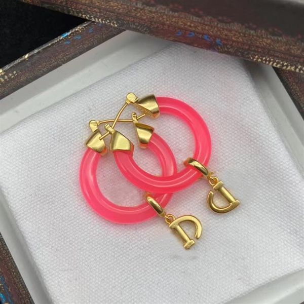 

hoop gold charm earring with for women girls woven lovers gift223a, Golden