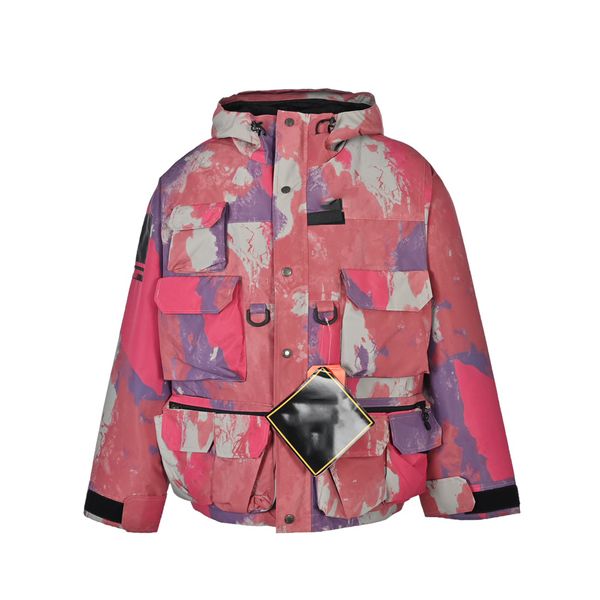 

2022 fashion co-branded multi-pocket cargo blazer jacket for men and women, Black;brown