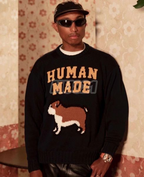 

men's plus size sweaters bark blue large letter knitted pullover sweater men's plus size sweaters 2023ss