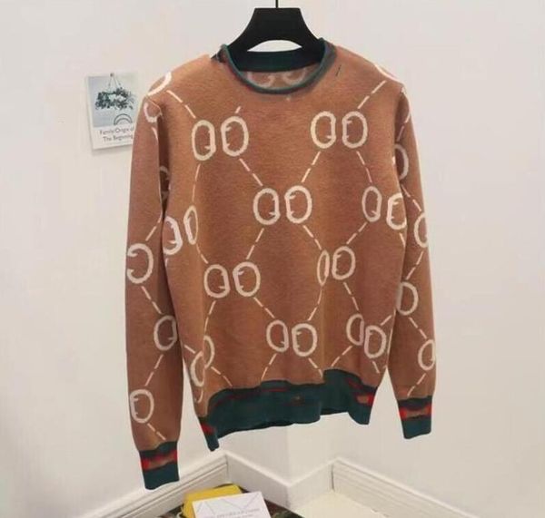 

new women sweater y2k loose pullover round neck long sleeve ggity letter colorblock female knitted jacket, White;black
