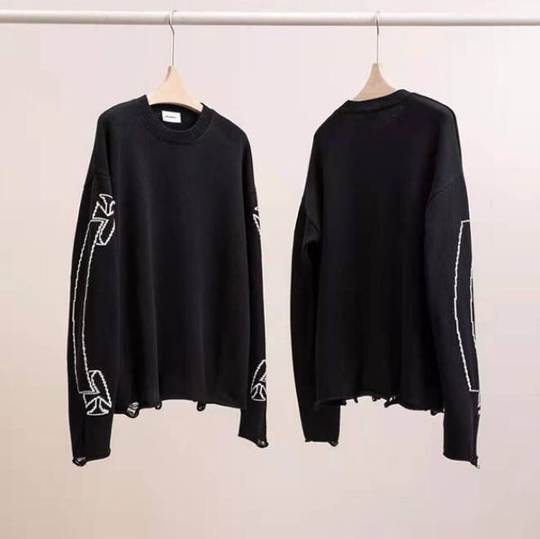 

men's sweaters sweater high street cotton men's sweaters white black