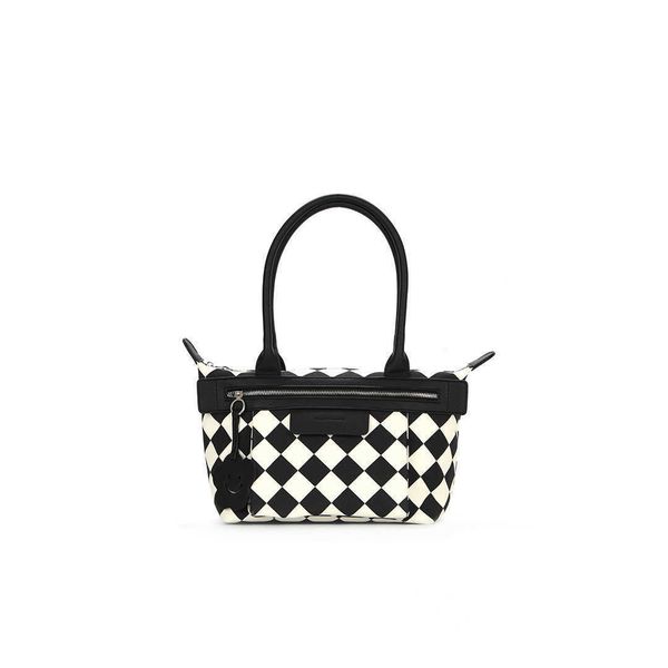 

evening bags of parody chessboard latticed mother dumpling bag large capacity boston high-grade cross car portable small crowd