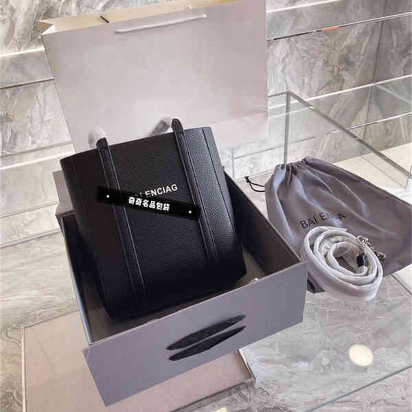

bags designer balencigass handbags b home tote solid color bucket large capacity shopping commuting simple single
