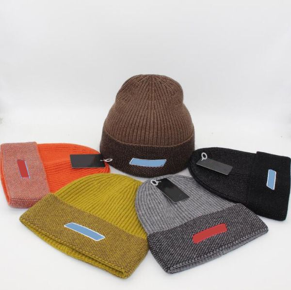 

classical men's knitted hats fashion autumn winter hats beanies hip-pop cap skullies female male hat gorro crochet, Black;white