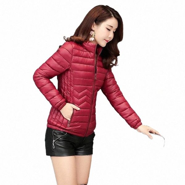 

women's down & parkas women's down & parkas 2021 women autumn winter basic jacket light soft candy color spring coat female short, Black