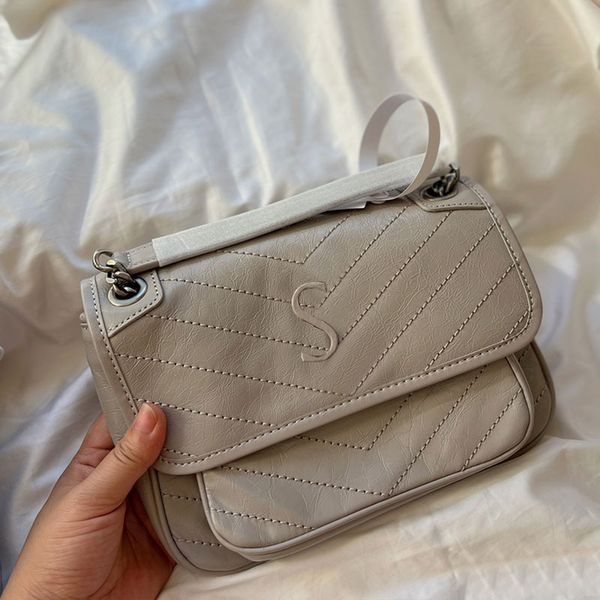 

chain cloud bags 2 handle crossbody messenger bag flap shoulder bags thread purse women handbags soft cowhide genuine leather classic letter