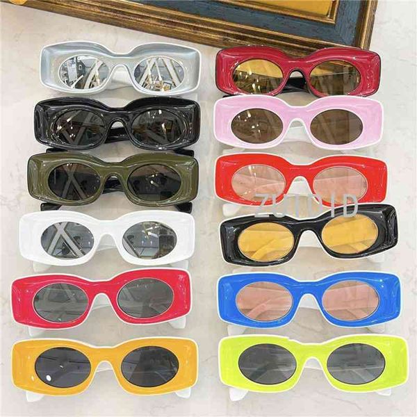 

sunglasses new square frame candy color female rectangle fashion eyeglasses luxury women personality shades lw400331, White;black