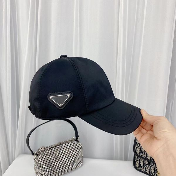 

women ball caps designer luxury letter p inverted triangle side label quick-drying sunscreen baseball cap, Blue;gray