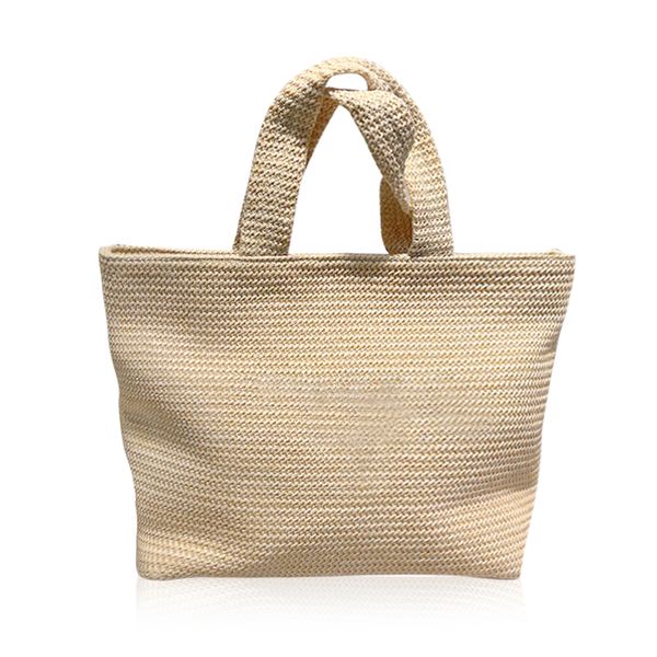 

luxury summer beach tote bag straw handbags lettering logo totes bags wicker woven female totes large capacity lady travel purse