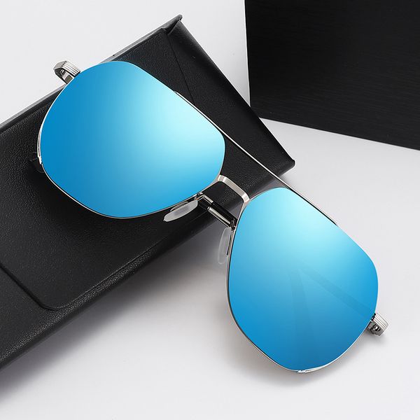 

sunglasses for woman men designer polarized uv-proof glasses driver fishermen travel sand beach sunbath necessary elliptical spectacle lens, White;black