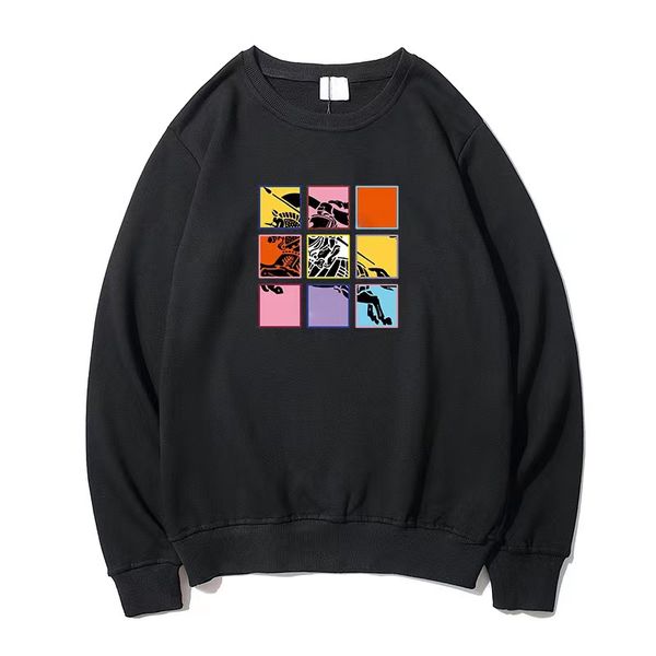 

brand luxury bear print sweatshirt mens classic hoodies clothing m-4xl, Black
