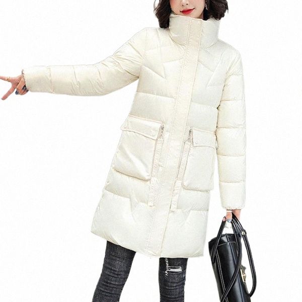 

women's down & parkas women's down & parkas 2021 womens classic winter jacket long sleeve ladies lapel padded cotton coat zip up f, Black