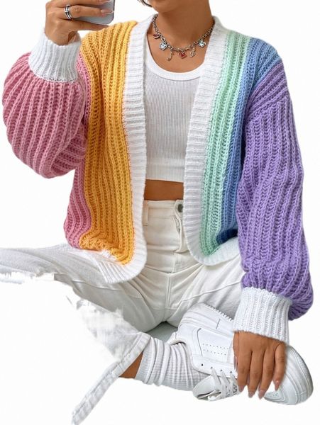 

women's sweaters color block drop shoulder duster cardigan w5fc#, White;black