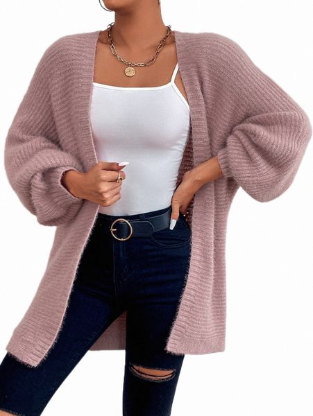

women's sweaters batwing sleeve duster cardigan v9lo#, White;black
