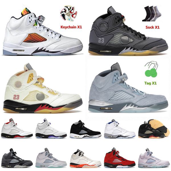 

2022 new arrival basketball shoes 5 5s v jumpman black muslin sail bluebird sail easter raging bull camo se oregon trainers athletic sneaker