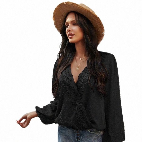 

women's blouses & shirts women's blouses & shirts fall temperament commuting retro fashion loose women's shirt 2022 long-sle, White