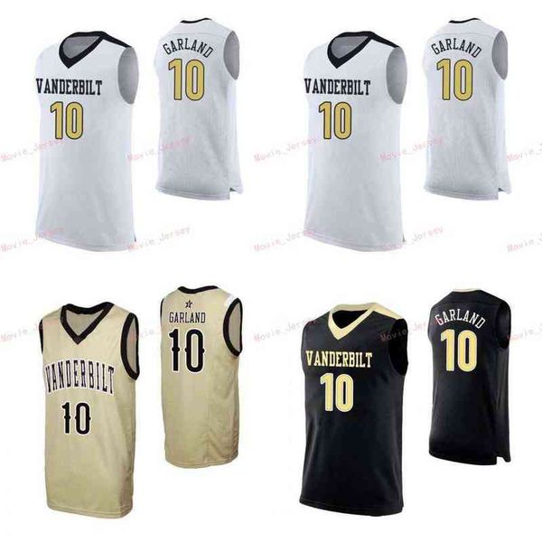 

college basketball wears stitched custom 14 isaiah rice 15 clevon brown 24 aaron nesmith 30 mac hunt vanderbilt commodores college men women, Black