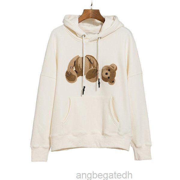 

men's hoodies sweatshirts autumn winter angels sweatshirts hoodies hip hop long sleeve angel mens lettered broken bear palm letter prin, Black