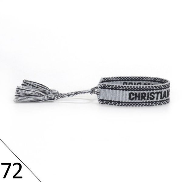 

designers woven friendship bracelets luxury brand adjustable for womens mens vintage braided bracelet fashion embroidery tassel bangles jewe, Golden;silver