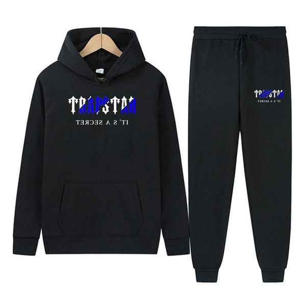 

men's tracksuits mens trapstar set hoodie casual sports suit 220829, Gray