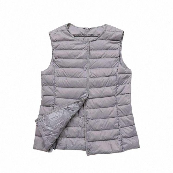 

women's down & parkas women's down & parkas 90% ultra light white duck women vest thin coat sleeveless jacket v collar or o 83yk#, Black