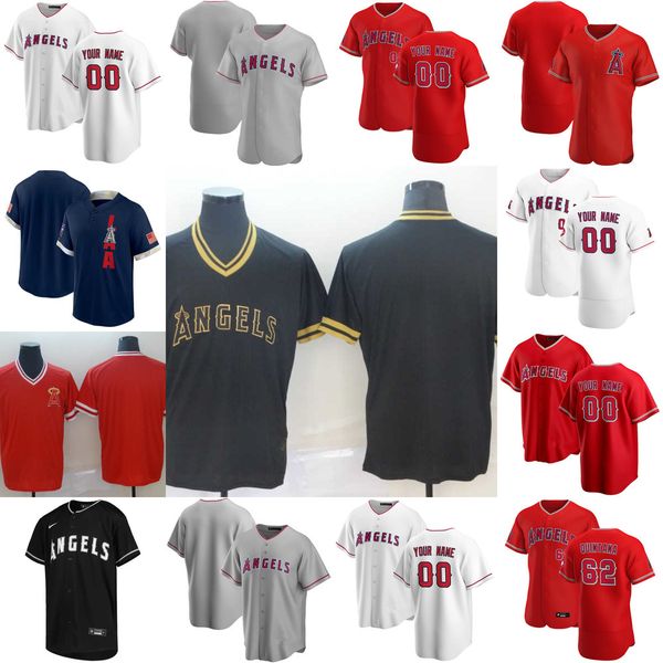 

baseball jerseys custom jersey mens women youth los angeles''angels''21 mike mayers 5 albert pujols 62 jose quintana 43, Blue;black