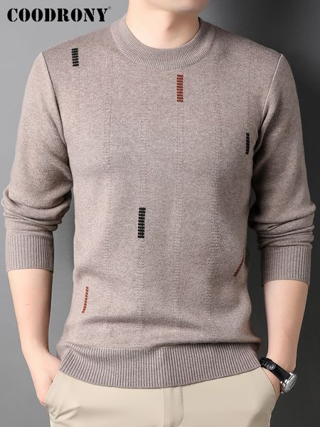

men's sweaters coodrony brand spring autumn arrivals male classic casual harajuku fashion men soft knitwear o neck pullovers w1011 2208, White;black
