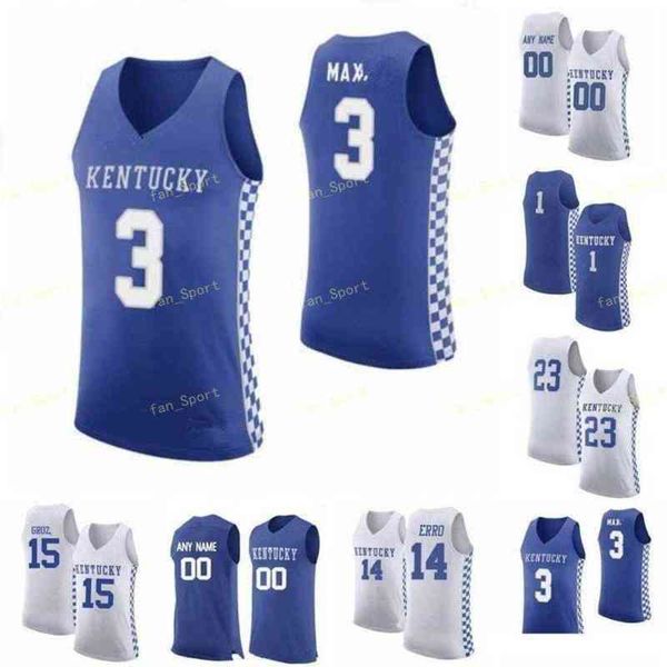 

college basketball wears ncaa college kentucky wildcats basketball jersey 3 hamidou diallo 3 tyrese maxey 32 wenyen gabriel 33 ben 4 nick ri, Black