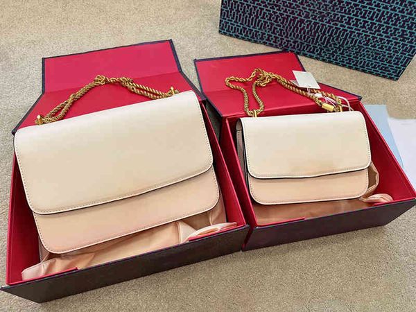 

shoulder bag chain handbag designer crossbody bags brand luxury leather flap women messenger solid color purse handbags 220829
