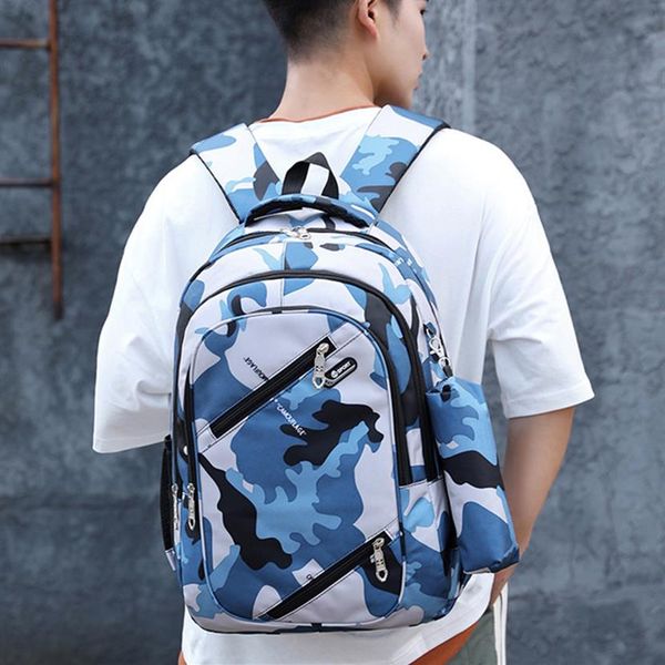 

student backpack camouflage school bag backpacks for male and female students232l