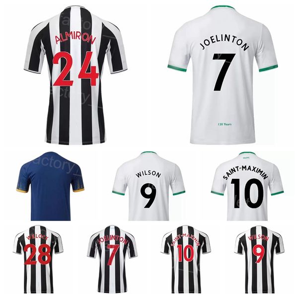 

2022-23 club soccer 9 callum wilson jerseys 39 bruno guimaraes 22 nick pope 2 kieran trippier 24 miguel almiron 10 allan saint-maximin footb, Black;yellow