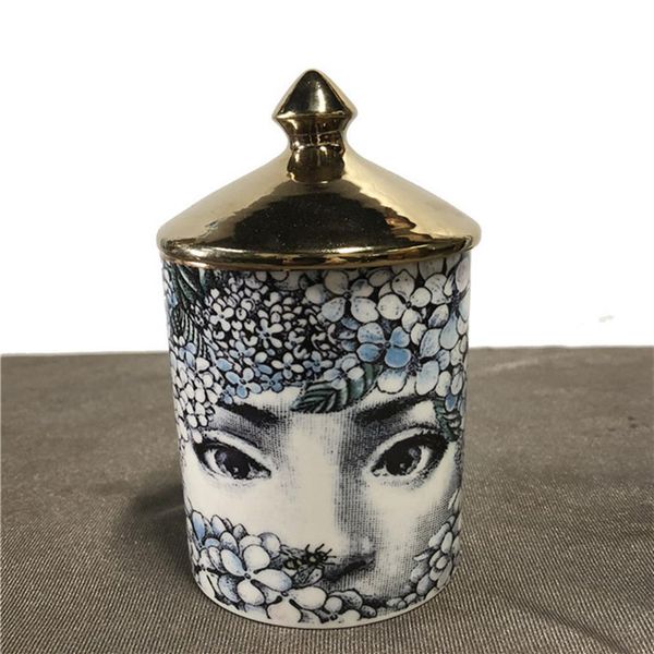 

candle holder diy handmade candles jar retro lina face storage bin ceramic caft home decoration jewerlly storage box 2021 new279e