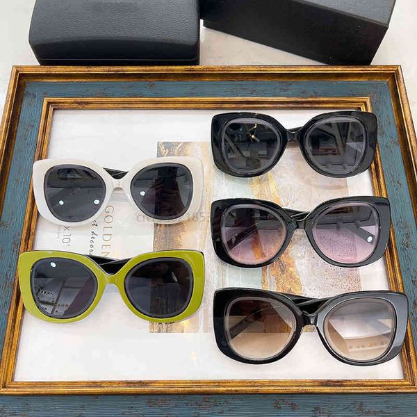 

sunglasses green fashion round large frame 2022 star style luxury anti-uv women oversized glasses summer vintage ve4486, White;black
