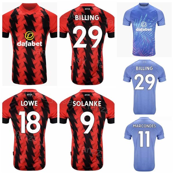 

2022 2023 afc club soccer 21 kieffer moore jersey 19 junior stanislas 10 ryan christie 4 lewis cook 8 jefferson lerma football shirt kits te, Black