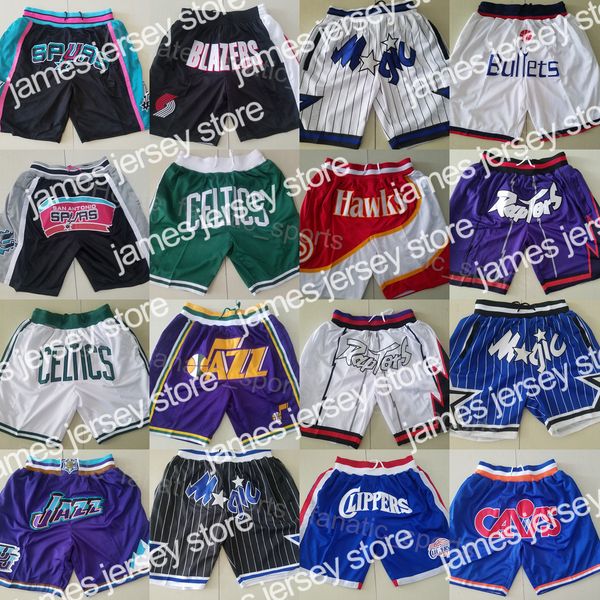 

basketball shorts men just don pocket zipper fly basketball shorts elastic waist sport wear sweatpants stitched pant drawstring running jame, Black