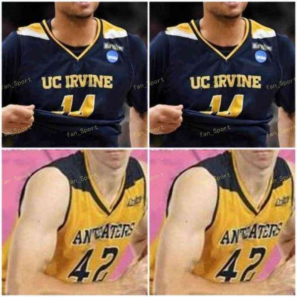 

college basketball wears ncaa college uc irvine anteaters basketball jersey 0 jc butler 1 devin cole 2 max hazzard 3 robert cartwrigh custom, Black